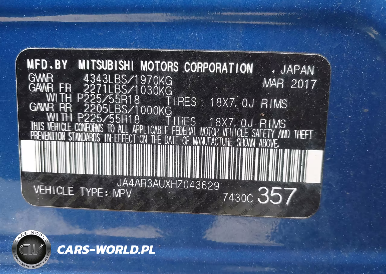 2017 Mitsubishi Outlander Sport 2.0 Es-2.0 Le VIN:JA4AR3AUXHZ043629 - 9