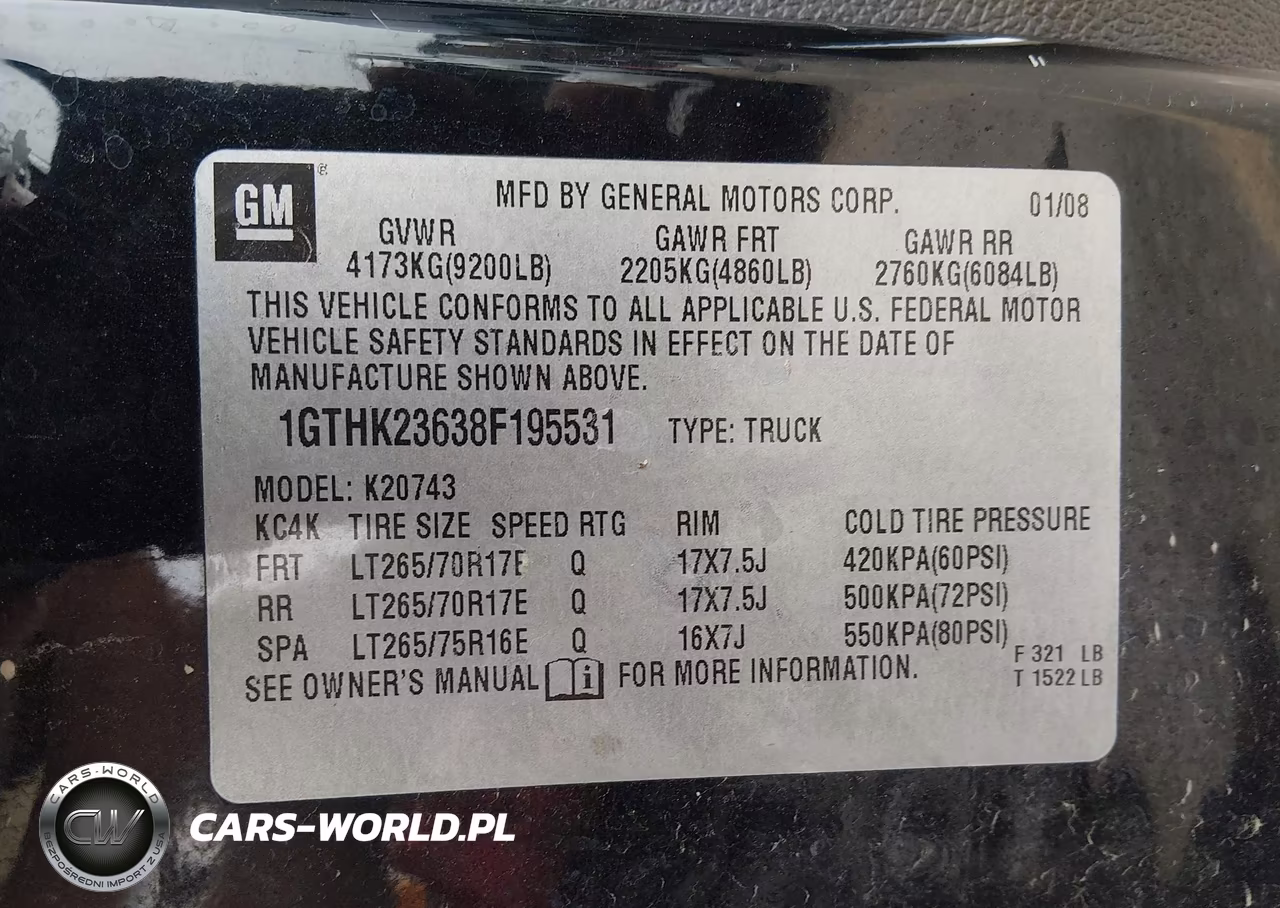 2008 GMC Sierra 2500Hd Slt VIN:1GTHK23638F195531 - 9