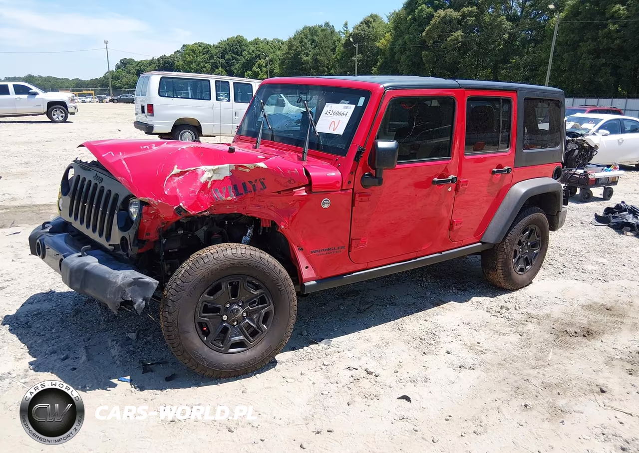 2017 Jeep Wrangler Unlimited Willy Wheeler 4X4 VIN:1C4BJWDG6HL743224 - 2