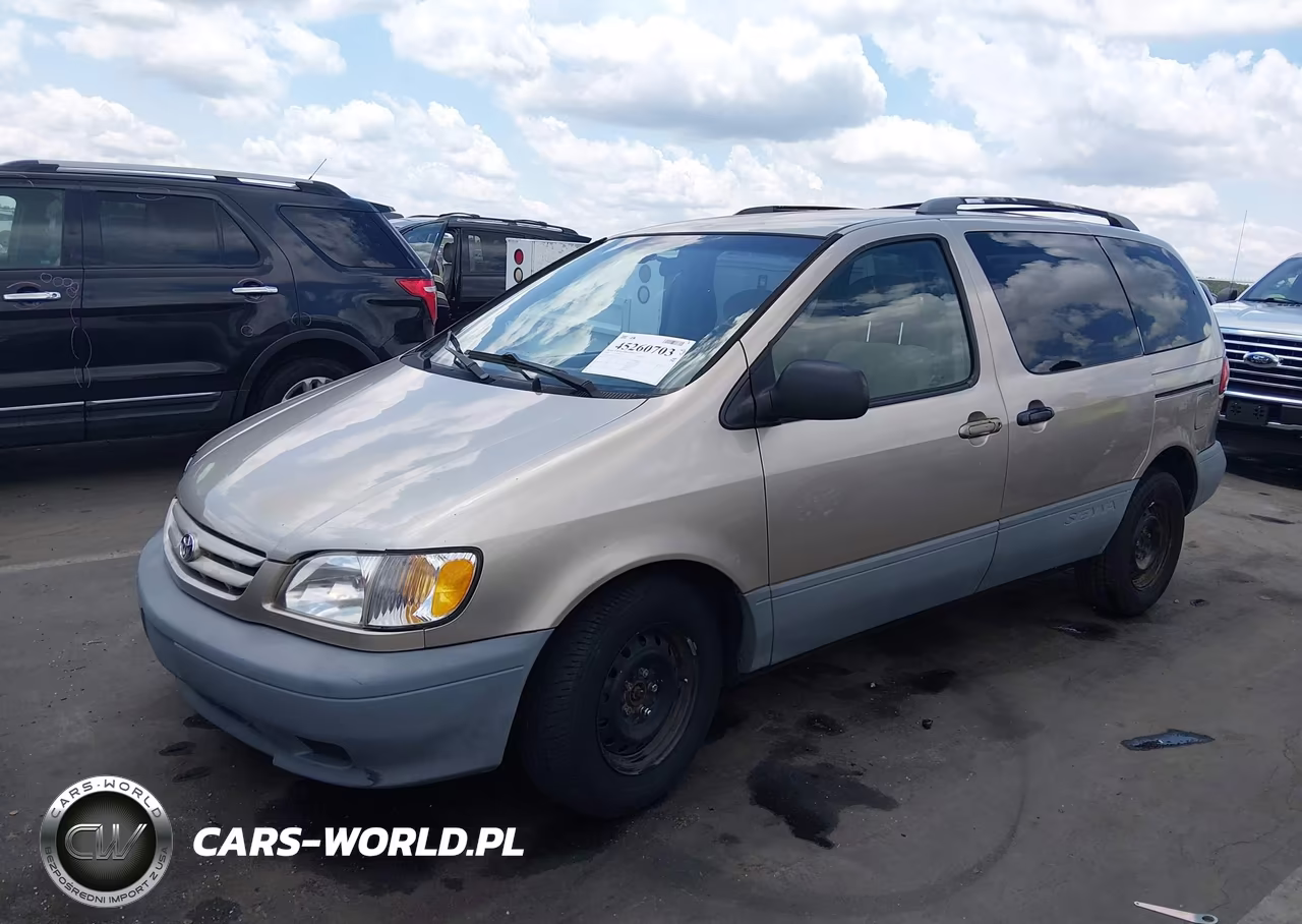 2001 Toyota Sienna Le VIN:4T3ZF13C61U322026 - 2