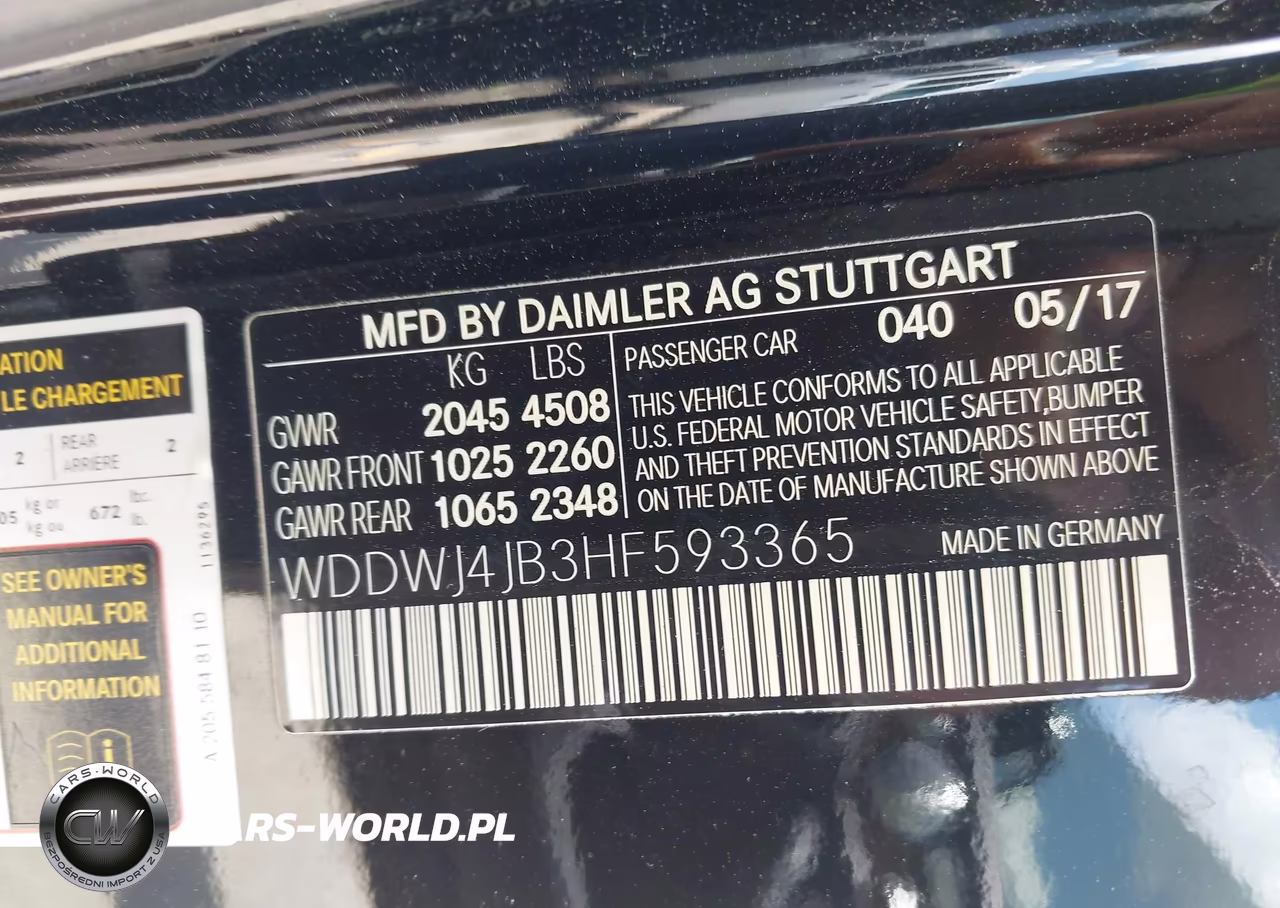 2017 Mercedes-Benz C 300 VIN:WDDWJ4JB3HF593365 - 9