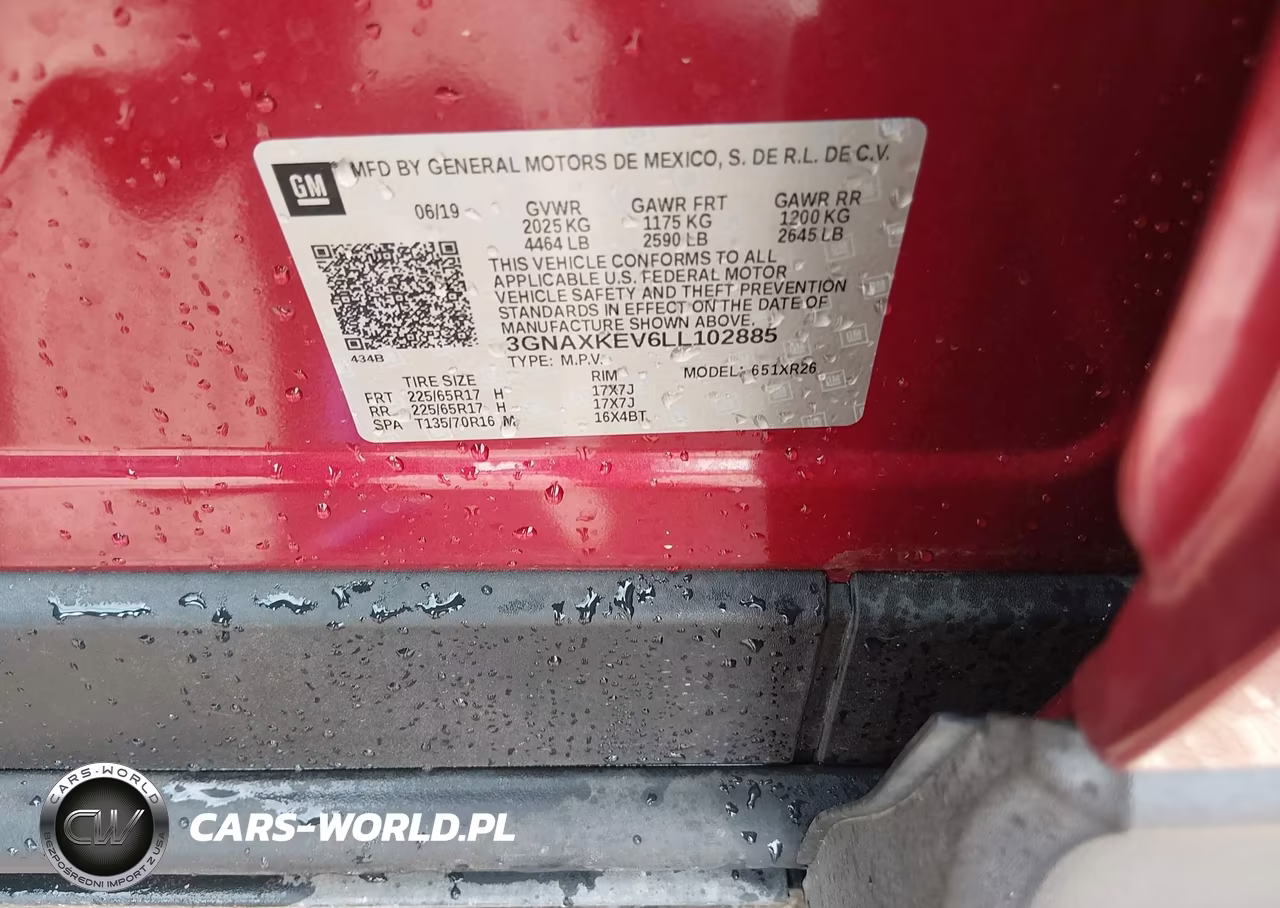 2020 Chevrolet Equinox Fwd Lt 1.5L Turbo VIN:3GNAXKEV6LL102885 - 9