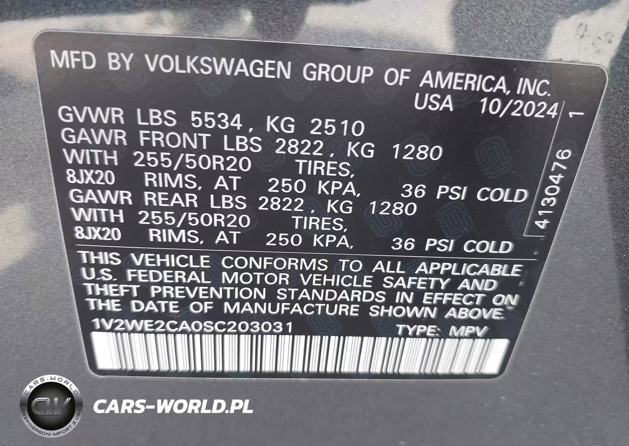 2025 Volkswagen Atlas Cross Sport 2.0T Se W-Technology VIN:1V2WE2CA0SC203031 - 9