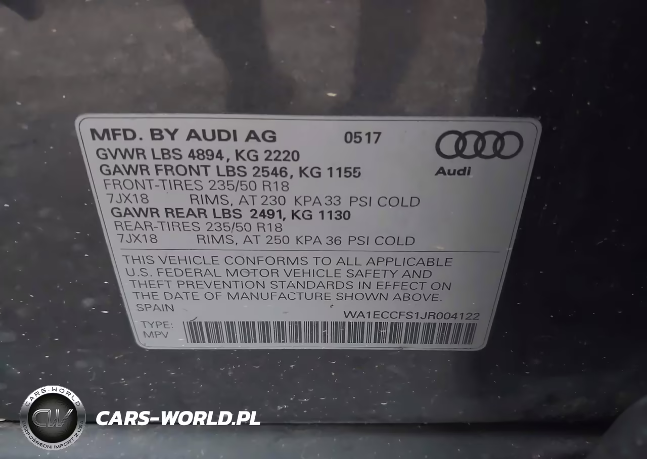 2018 Audi Q3 2.0T Premium-2.0T Sport Premium VIN:WA1ECCFS1JR004122 - 9