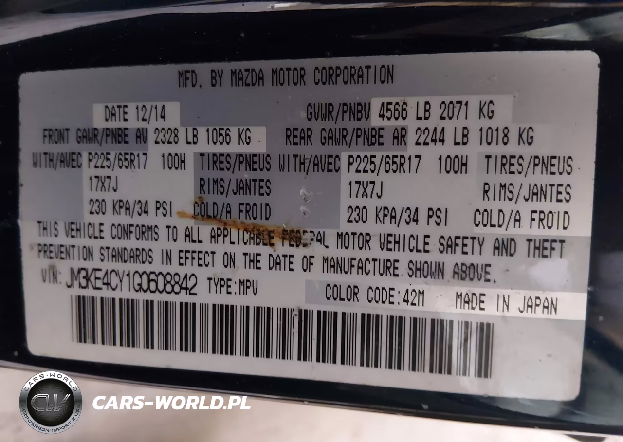 2016 Mazda Cx-5 Touring VIN:JM3KE4CY1G0608842 - 9