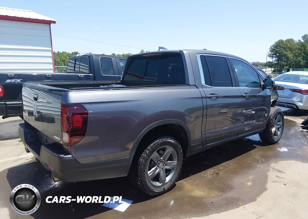 2021 Honda Ridgeline Awd Rtl VIN:5FPYK3F5XMB017341 - 4
