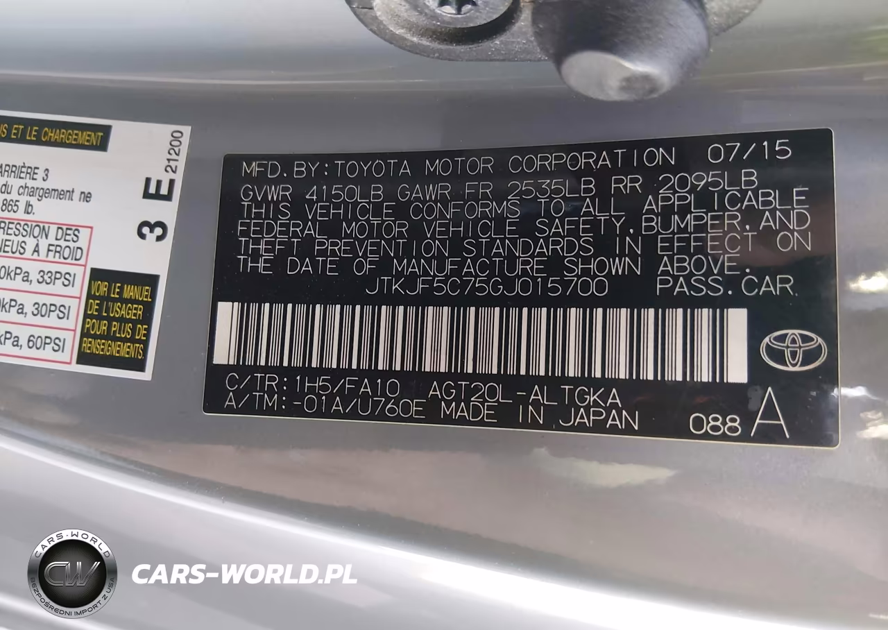 2016 Scion Tc VIN:JTKJF5C75GJ015700 - 9