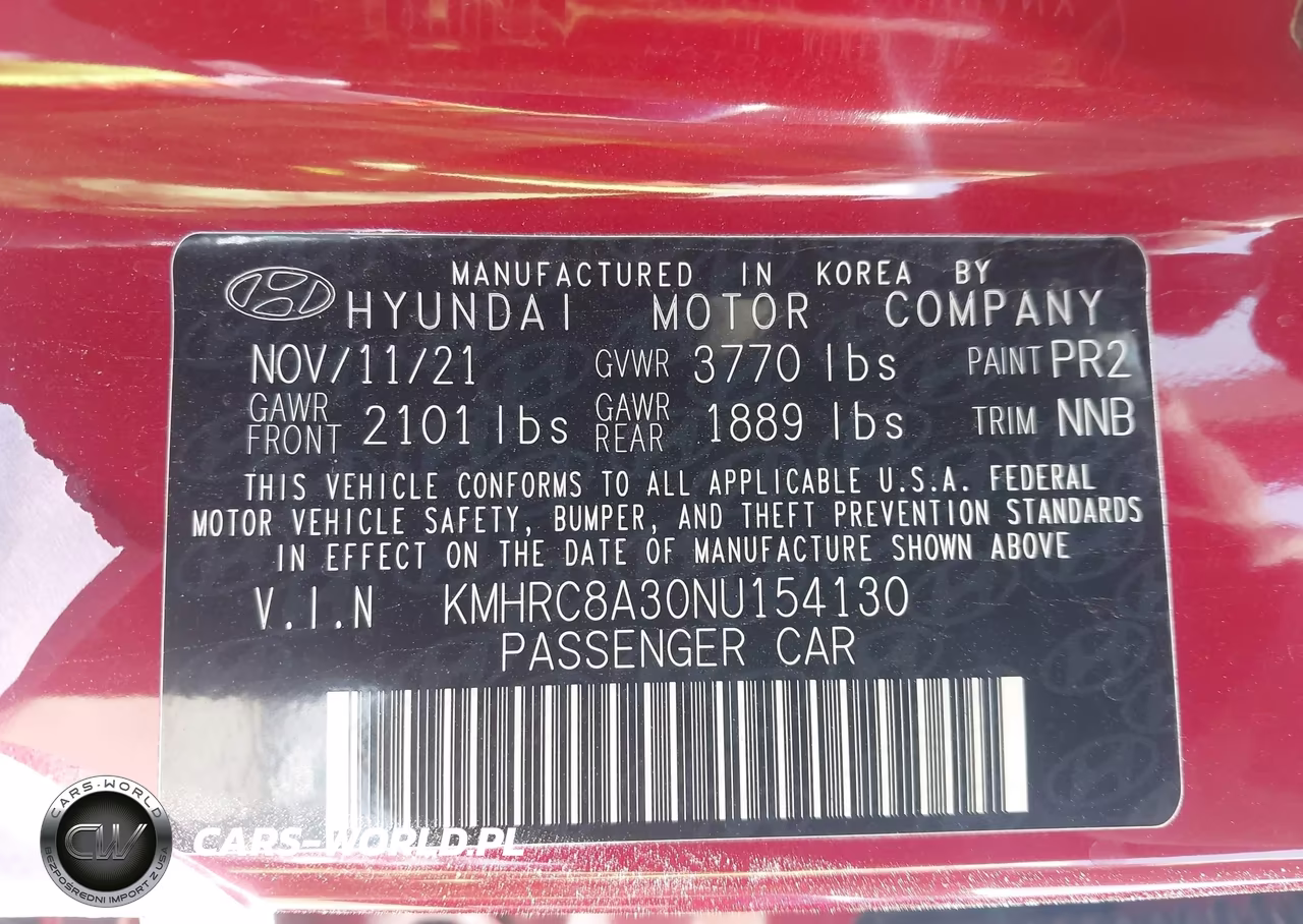 2022 Hyundai Venue Limited VIN:KMHRC8A30NU154130 - 9