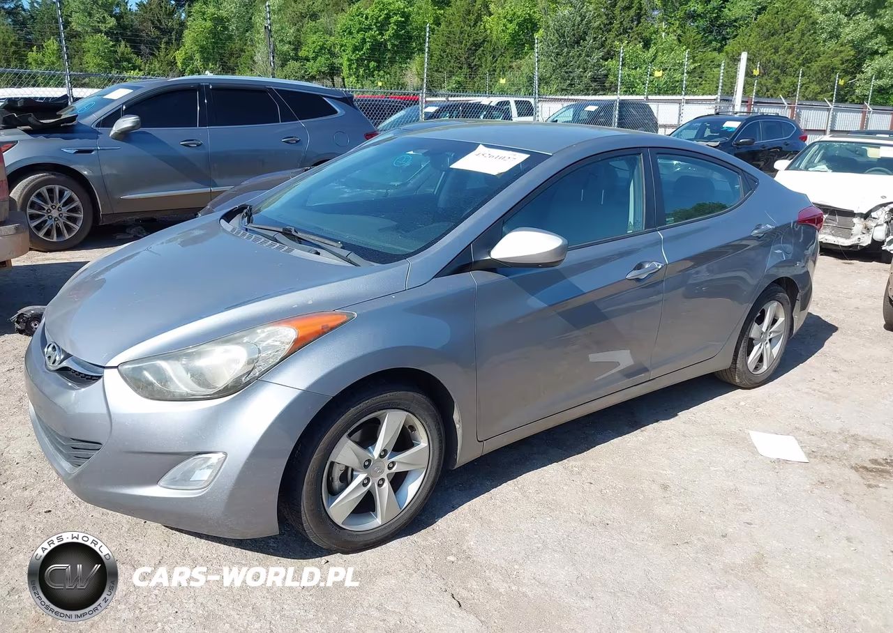 2013 Hyundai Elantra Gls VIN:KMHDH4AE9DU993178 - 2