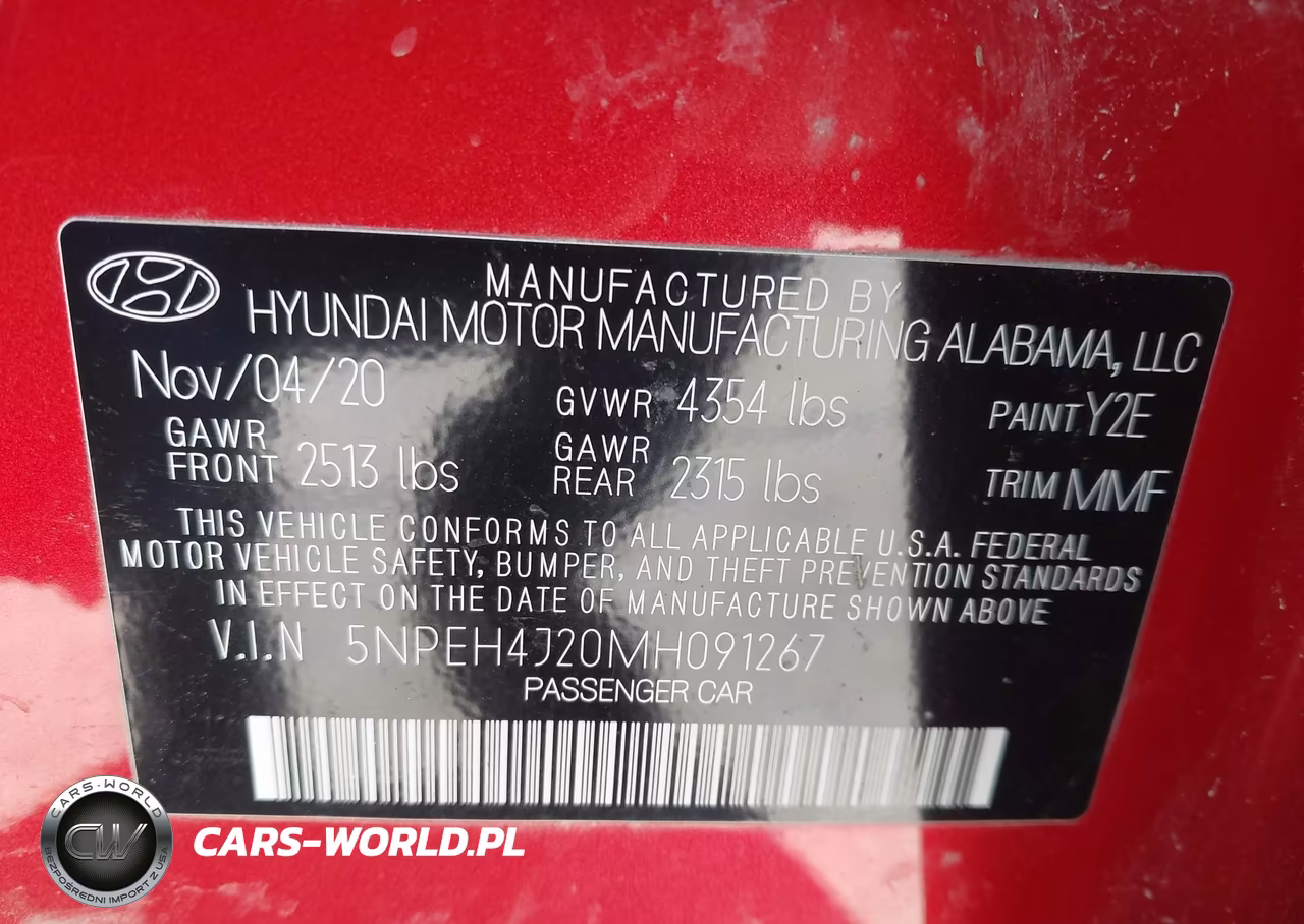 2021 Hyundai Sonata Limited VIN:5NPEH4J20MH091267 - 9