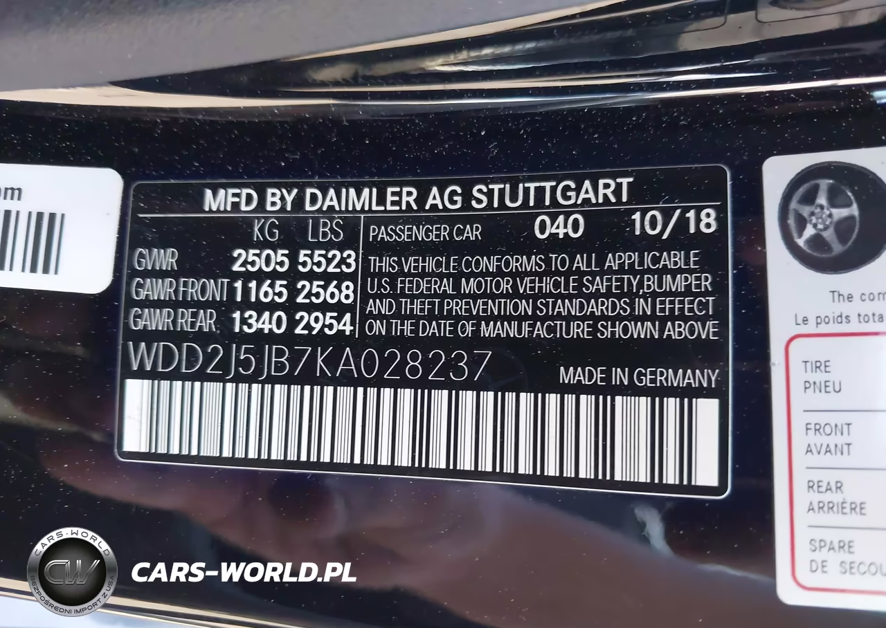 2019 Mercedes-Benz Cls 450 VIN:WDD2J5JB7KA028237 - 9