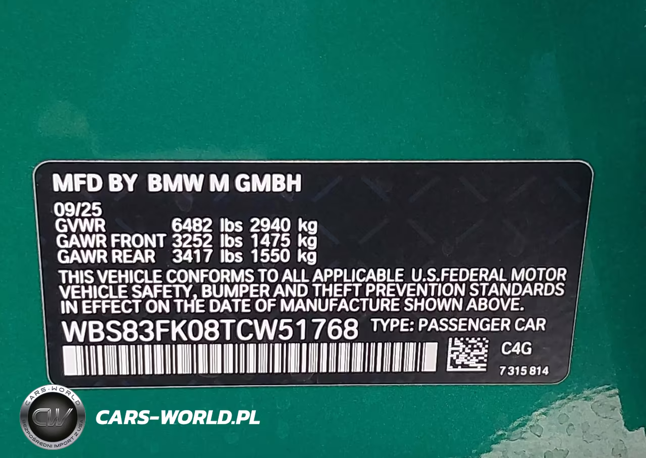 2026 BMW M5 VIN:WBS83FK08TCW51768 - 9