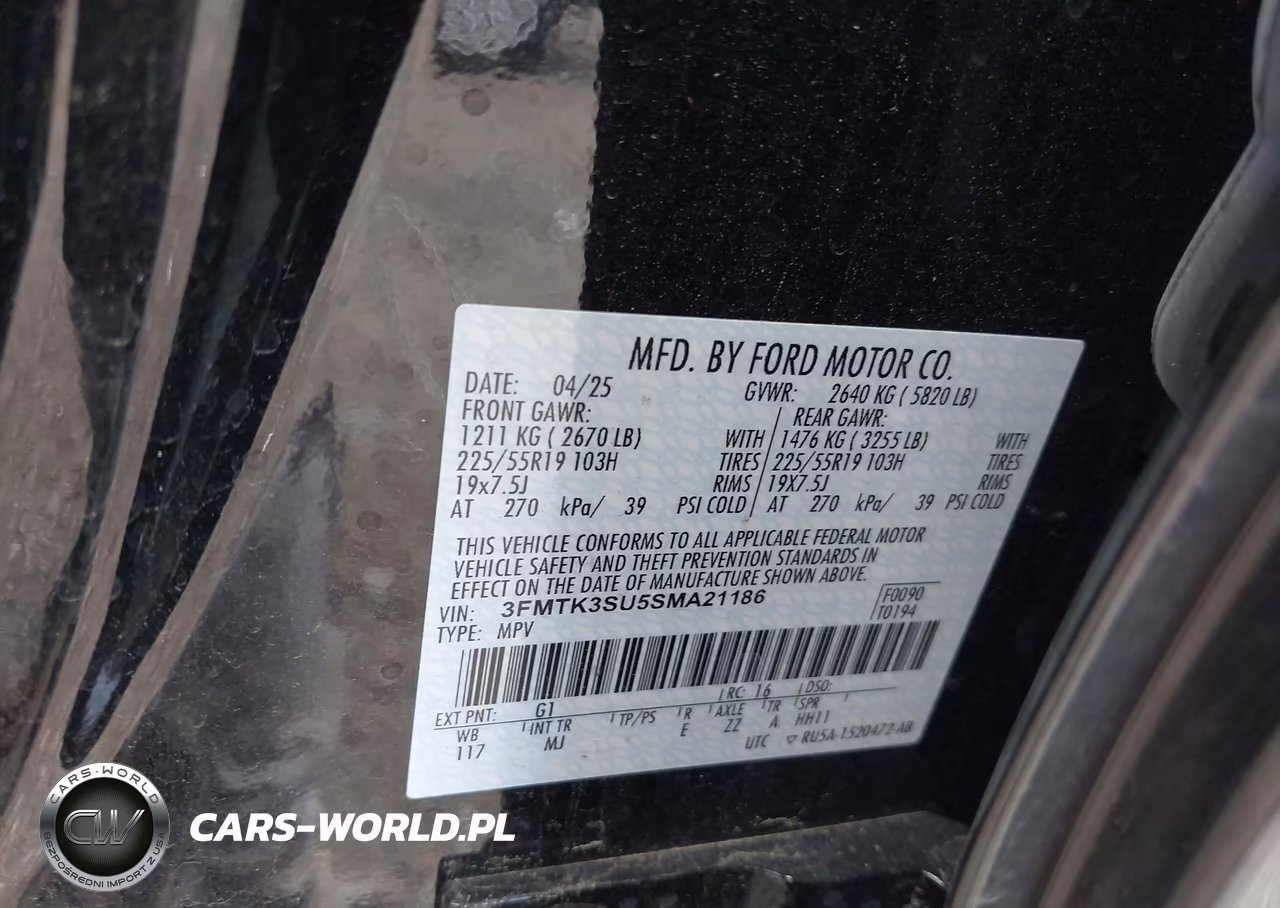 2025 Ford Mustang Mach-E Premium VIN:3FMTK3SU5SMA21186 - 9
