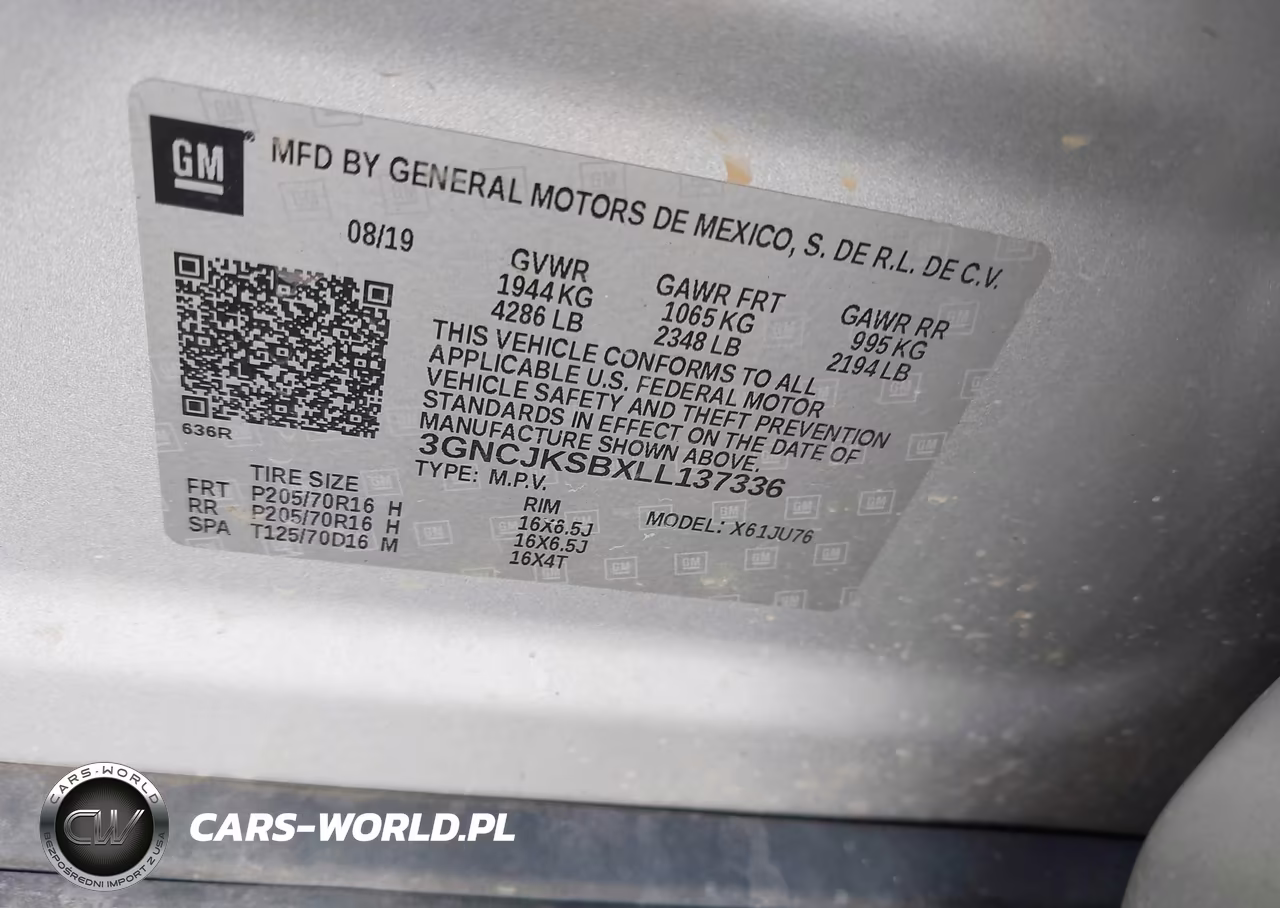 2020 Chevrolet Trax Fwd Ls VIN:3GNCJKSBXLL137336 - 9