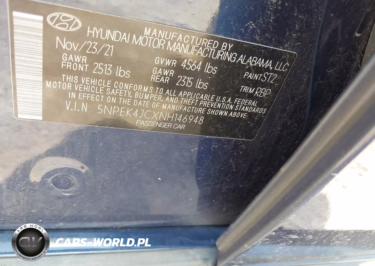 2022 Hyundai Sonata N Line VIN:5NPEK4JCXNH146948 - 9