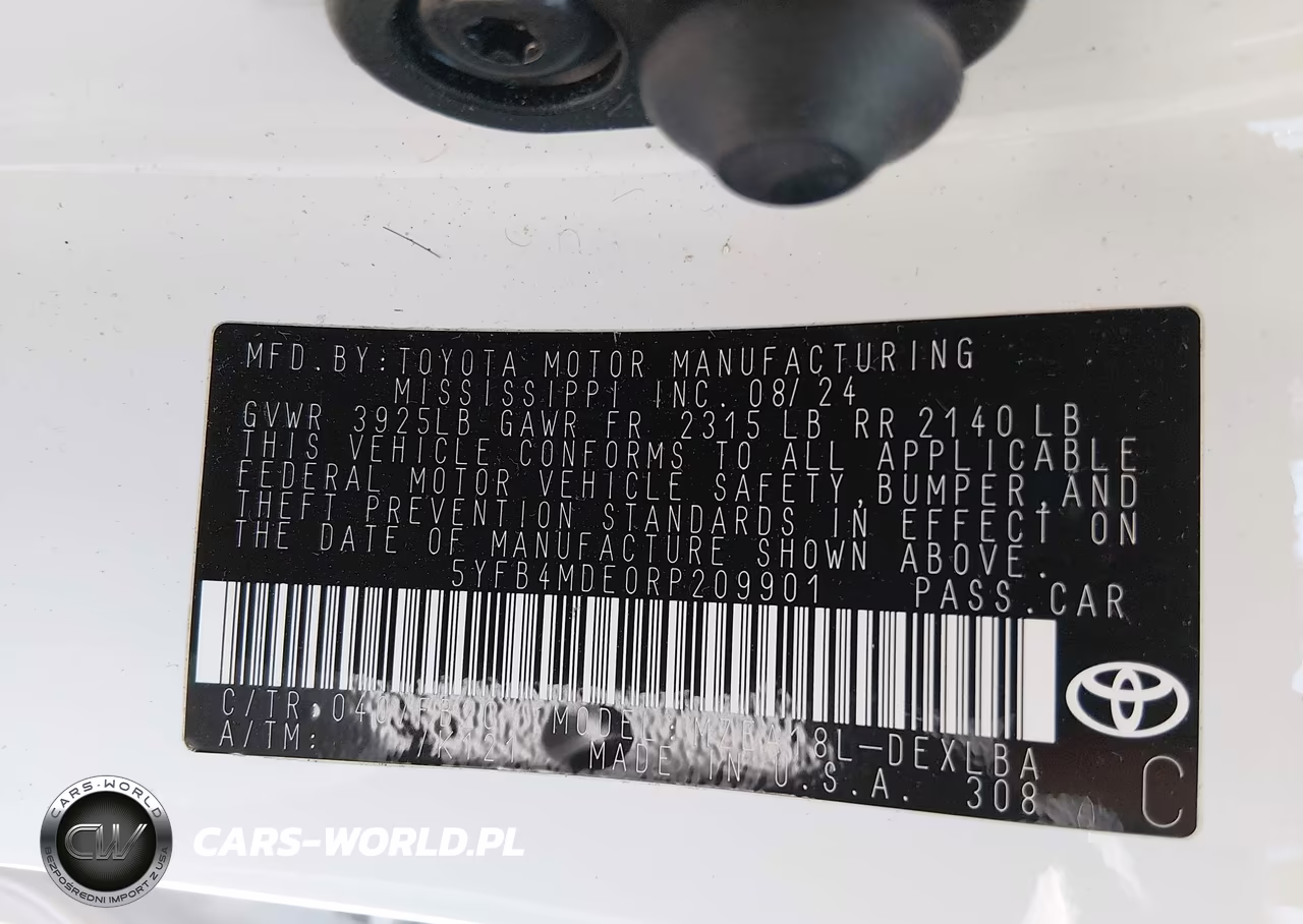 2024 Toyota Corolla Le VIN:5YFB4MDE0RP209901 - 9