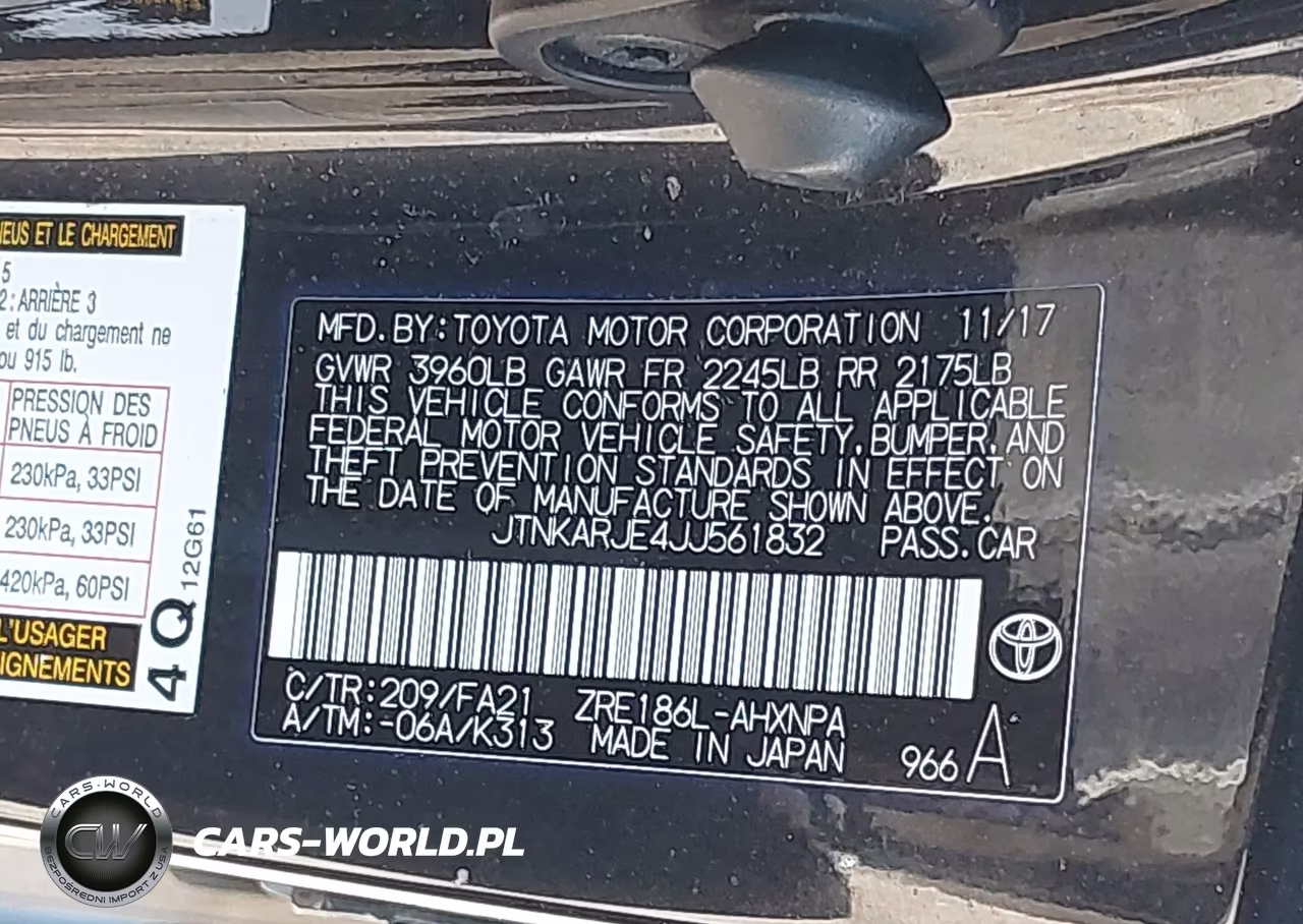 2018 Toyota Corolla Im VIN:JTNKARJE4JJ561832 - 9