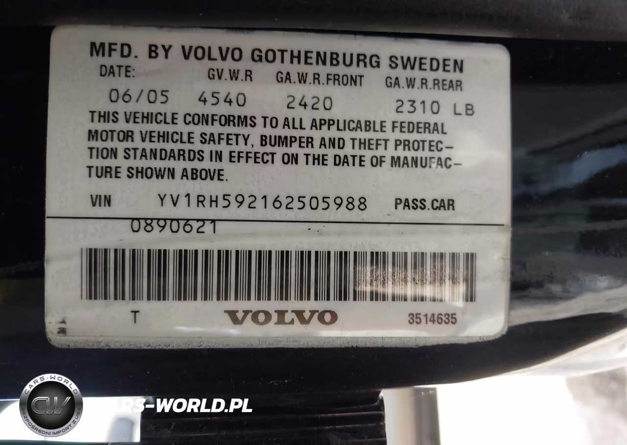 2006 Volvo S60 2.5T VIN:YV1RH592162505988 - 9