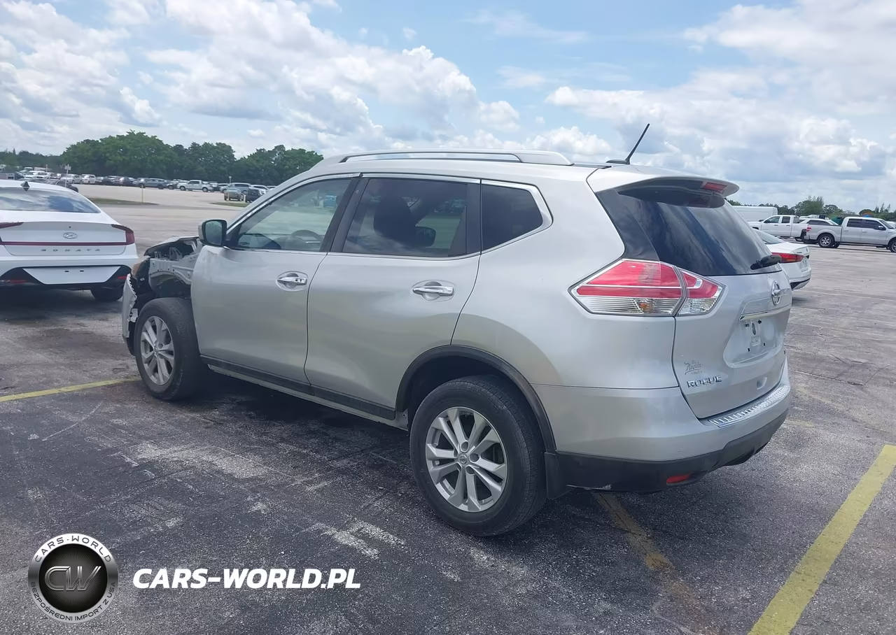 2016 Nissan Rogue Sv VIN:KNMAT2MV7GP650071 - 3