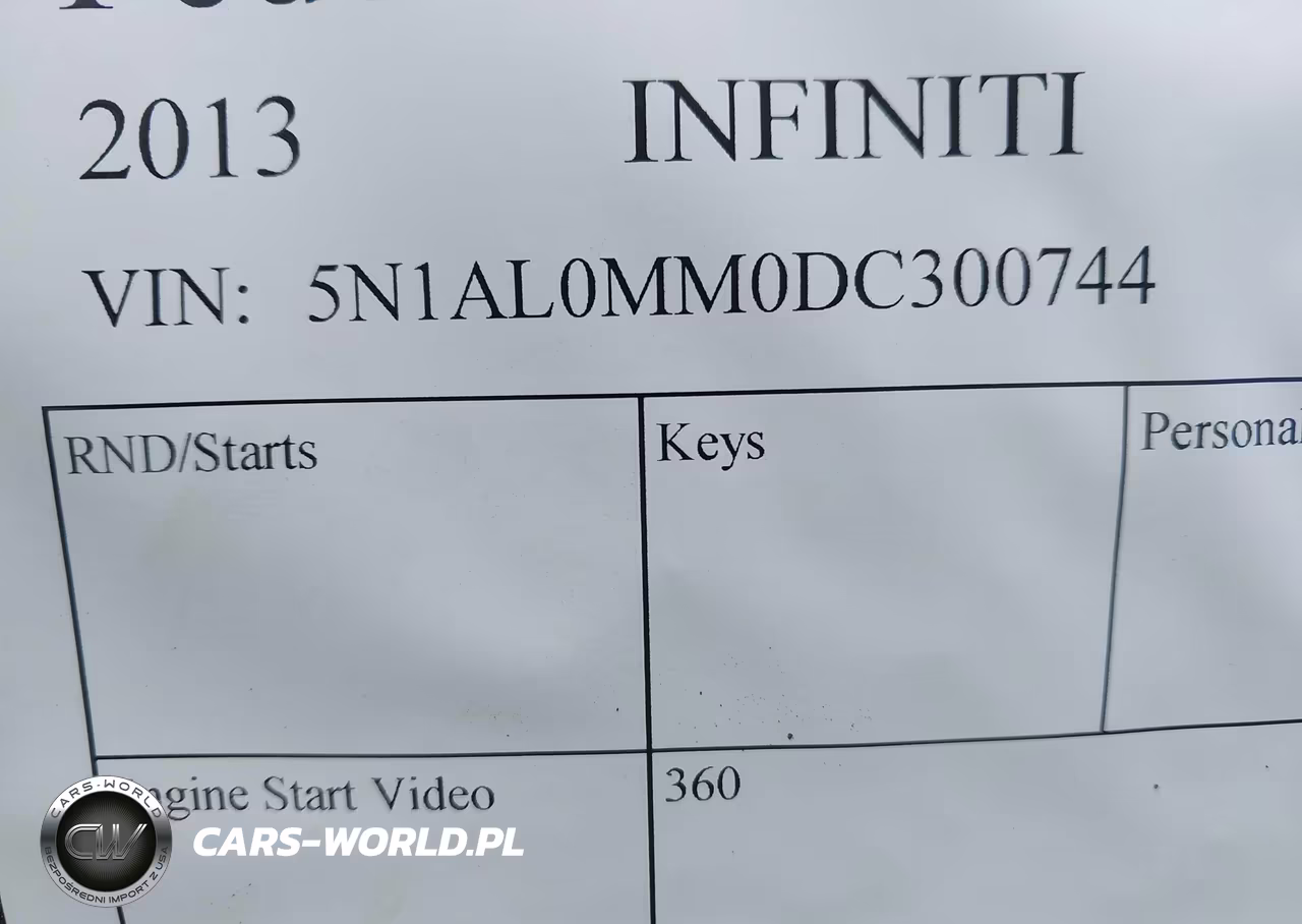 2013 Infiniti Jx35 VIN:5N1AL0MM0DC300744 - 9