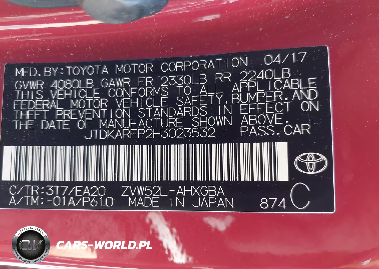 2017 Toyota Prius Prime Advanced VIN:JTDKARFP2H3023532 - 9