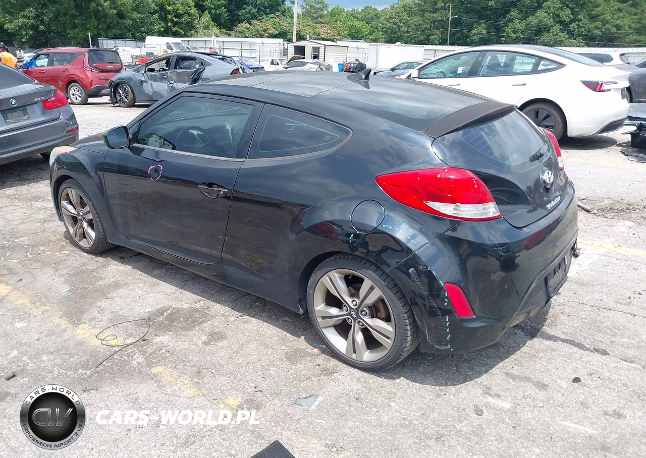 2012 Hyundai Veloster Base W-Black VIN:KMHTC6AD4CU052796 - 3