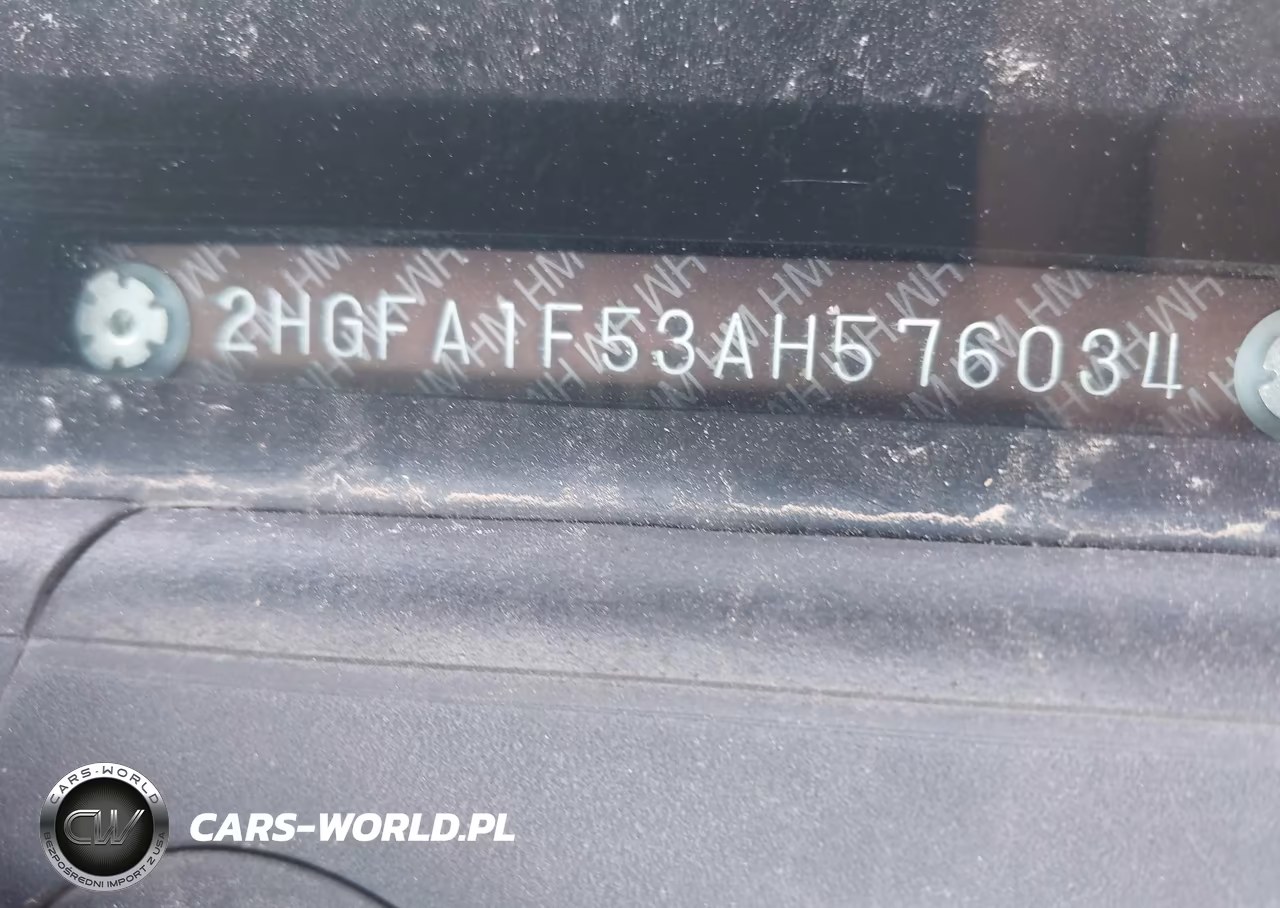 2010 Honda Civic Lx VIN:2HGFA1F53AH576034 - 9