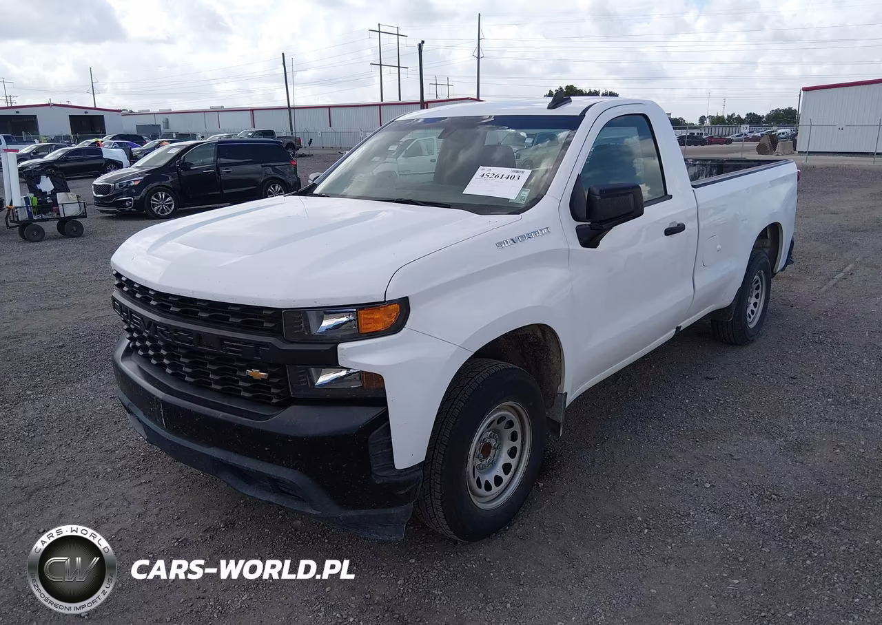 2020 Chevrolet Silverado 1500 2Wd Long Bed Wt VIN:3GCNWAEH8LG328260 - 2
