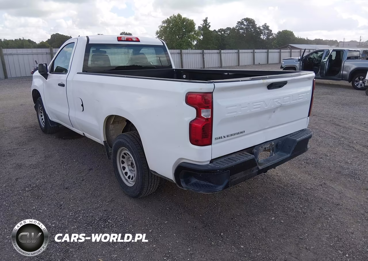 2020 Chevrolet Silverado 1500 2Wd Long Bed Wt VIN:3GCNWAEH8LG328260 - 3