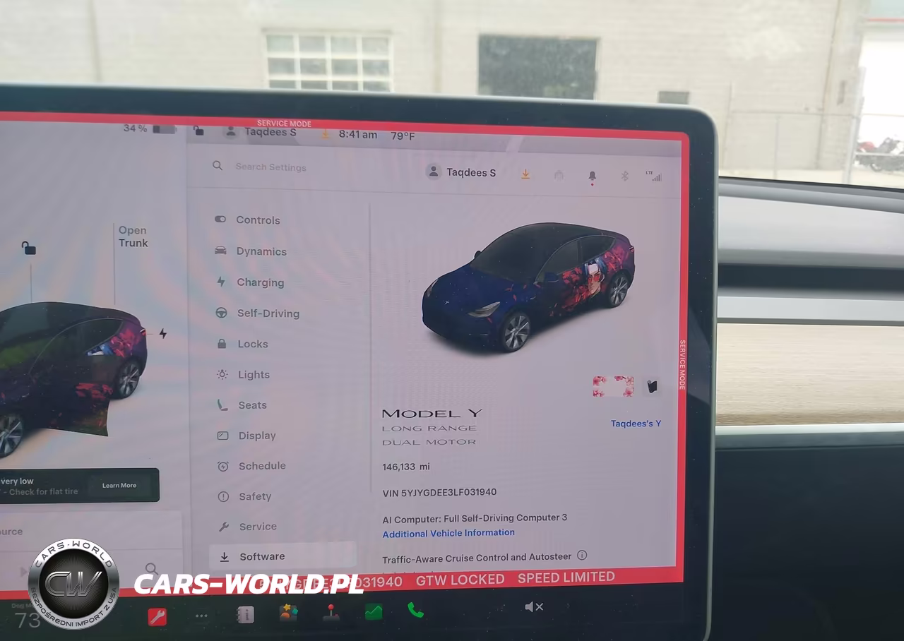 2020 Tesla Model Y Long Range Dual Motor All-Wheel Drive VIN:5YJYGDEE3LF031940 - 7