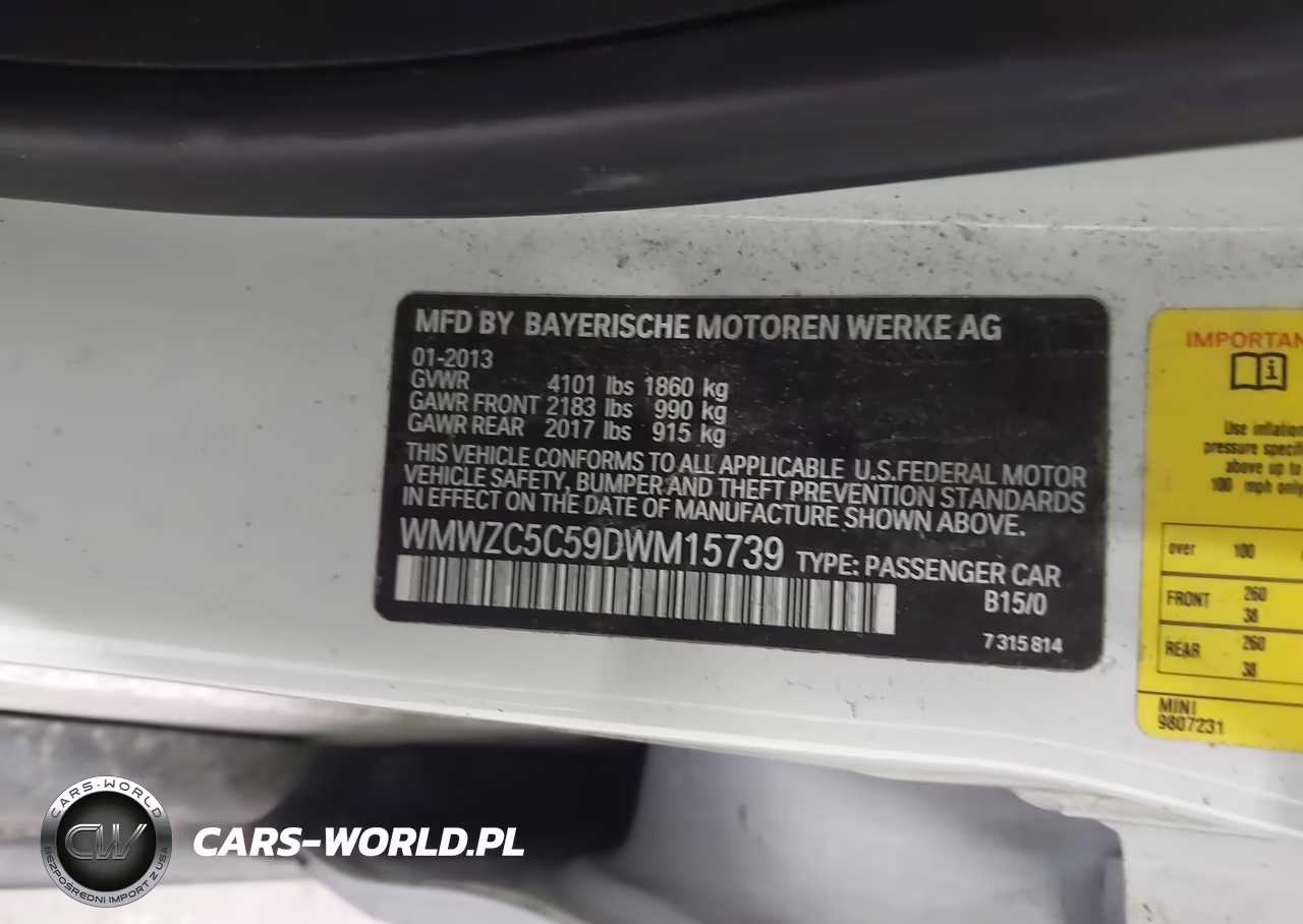 2013 Mini Countryman Cooper S VIN:WMWZC5C59DWM15739 - 9