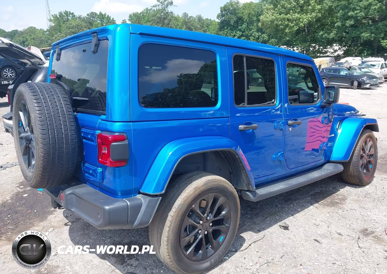 2022 Jeep Wrangler 4Xe Unlimited Sahara 4X4 VIN:1C4JJXP68NW218499 - 4