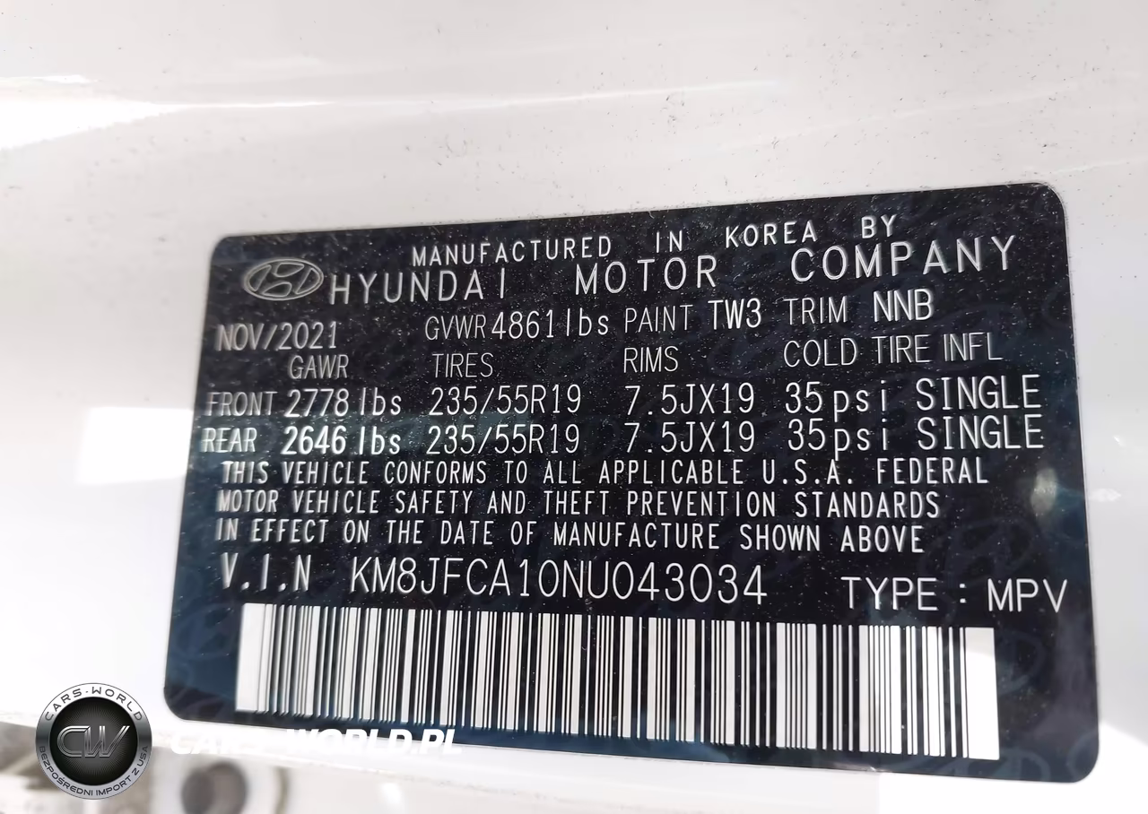 2022 Hyundai Tucson Hybrid Sel Convenience VIN:KM8JFCA10NU043034 - 9