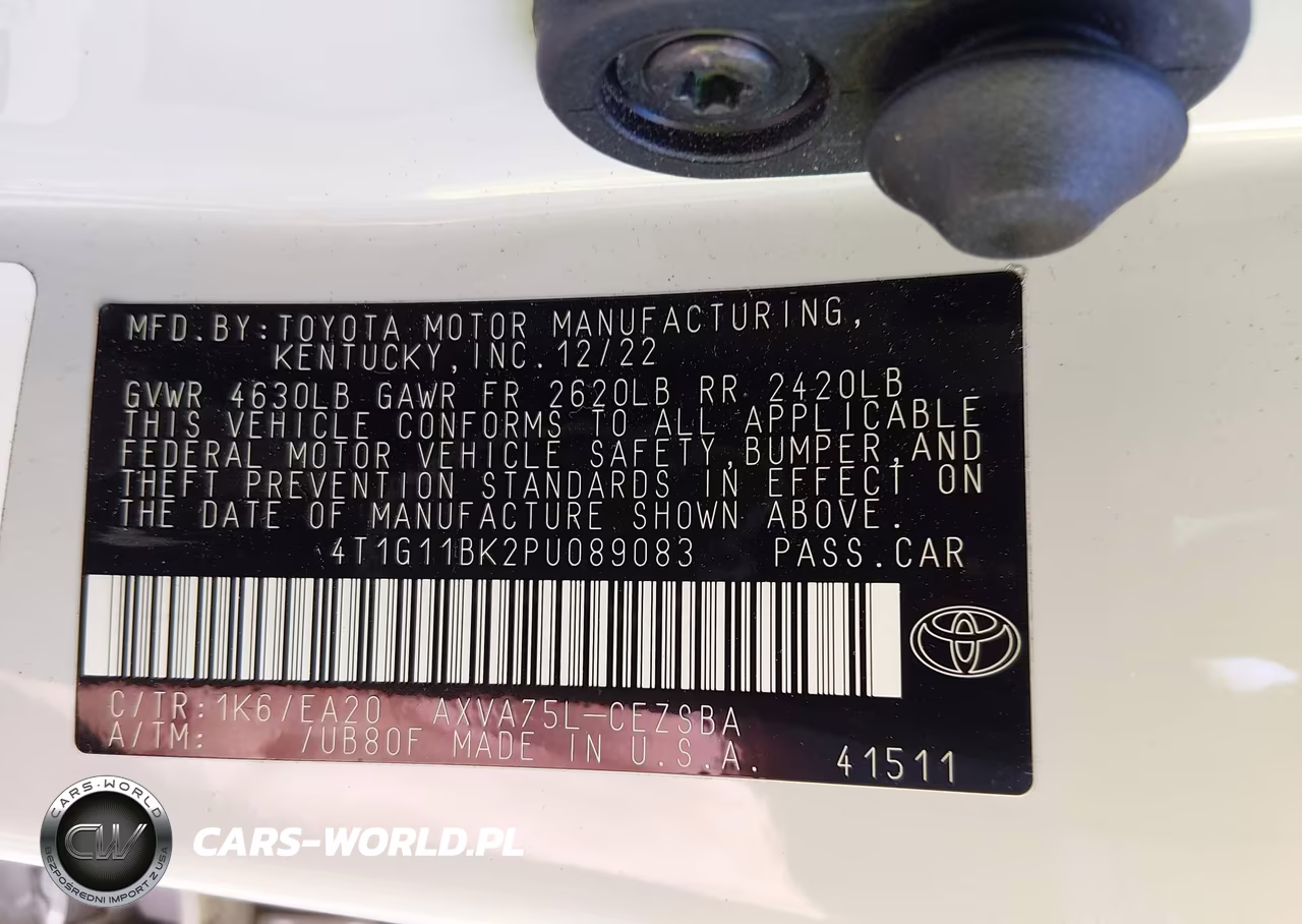 2023 Toyota Camry Se Awd VIN:4T1G11BK2PU089083 - 9