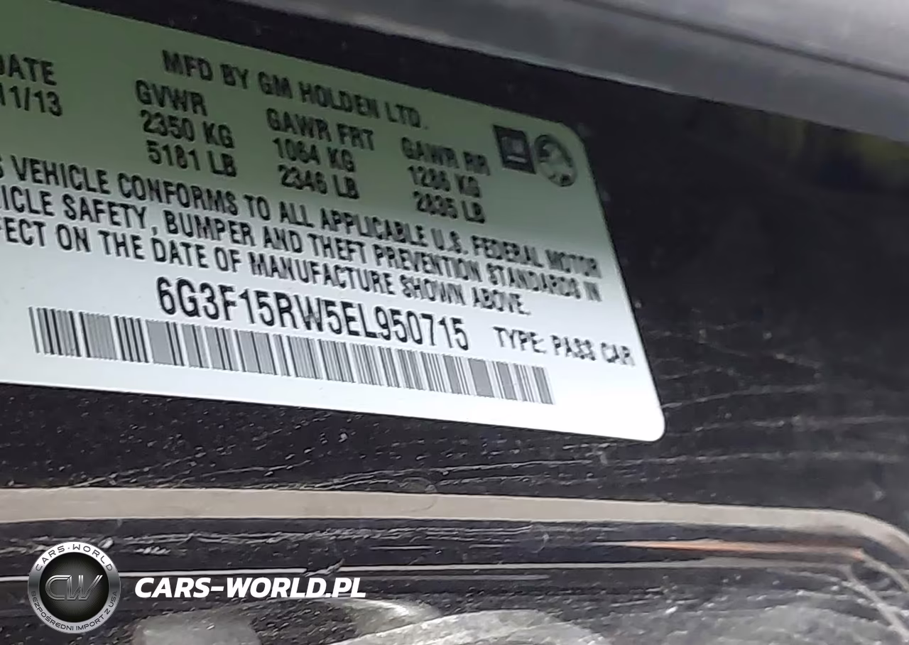 2014 Chevrolet Ss VIN:6G3F15RW5EL950715 - 9