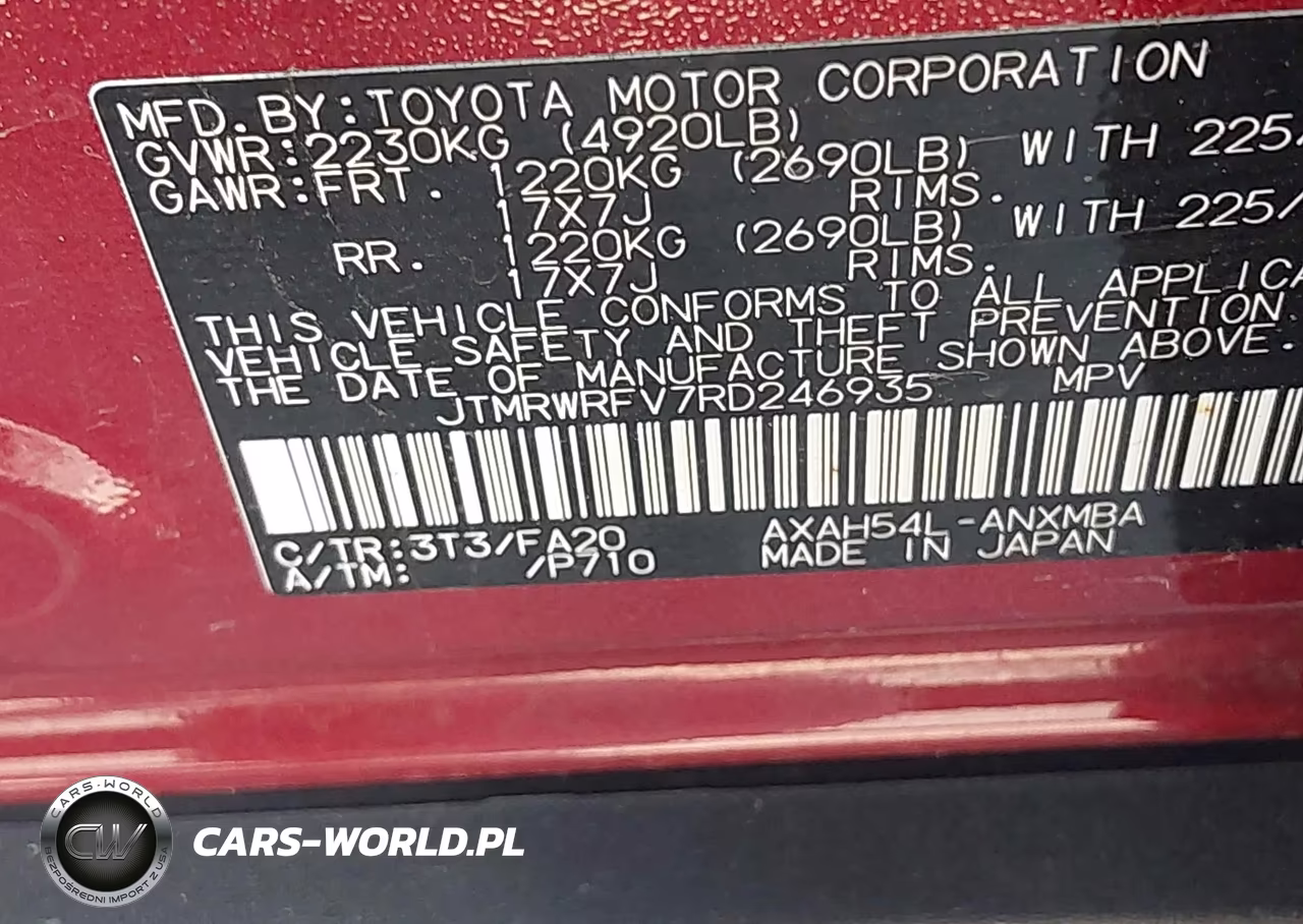 2024 Toyota Rav4 Hybrid Xle VIN:JTMRWRFV7RD246935 - 9