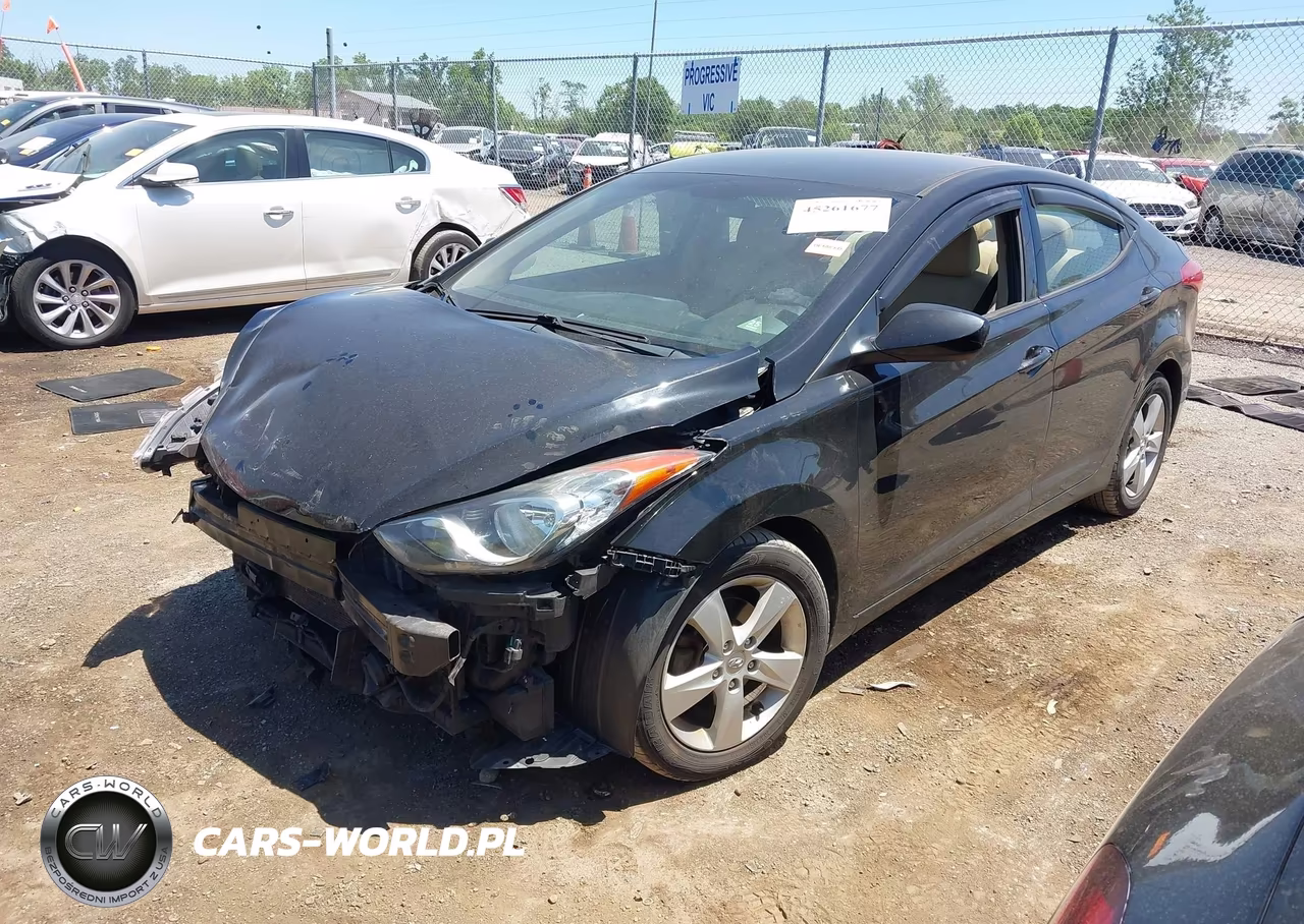 2013 Hyundai Elantra Gls VIN:5NPDH4AE9DH314055 - 2