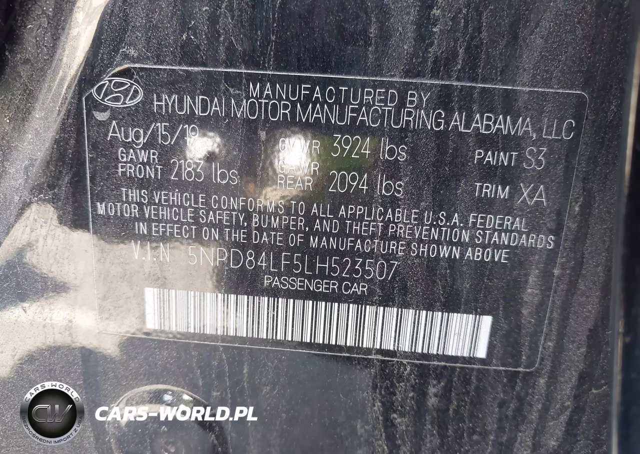 2020 Hyundai Elantra Limited VIN:5NPD84LF5LH523507 - 9