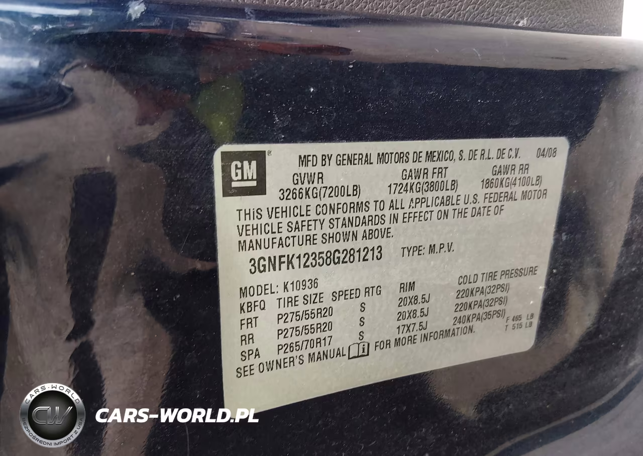 2008 Chevrolet Avalanche 1500 Lt VIN:3GNFK12358G281213 - 9