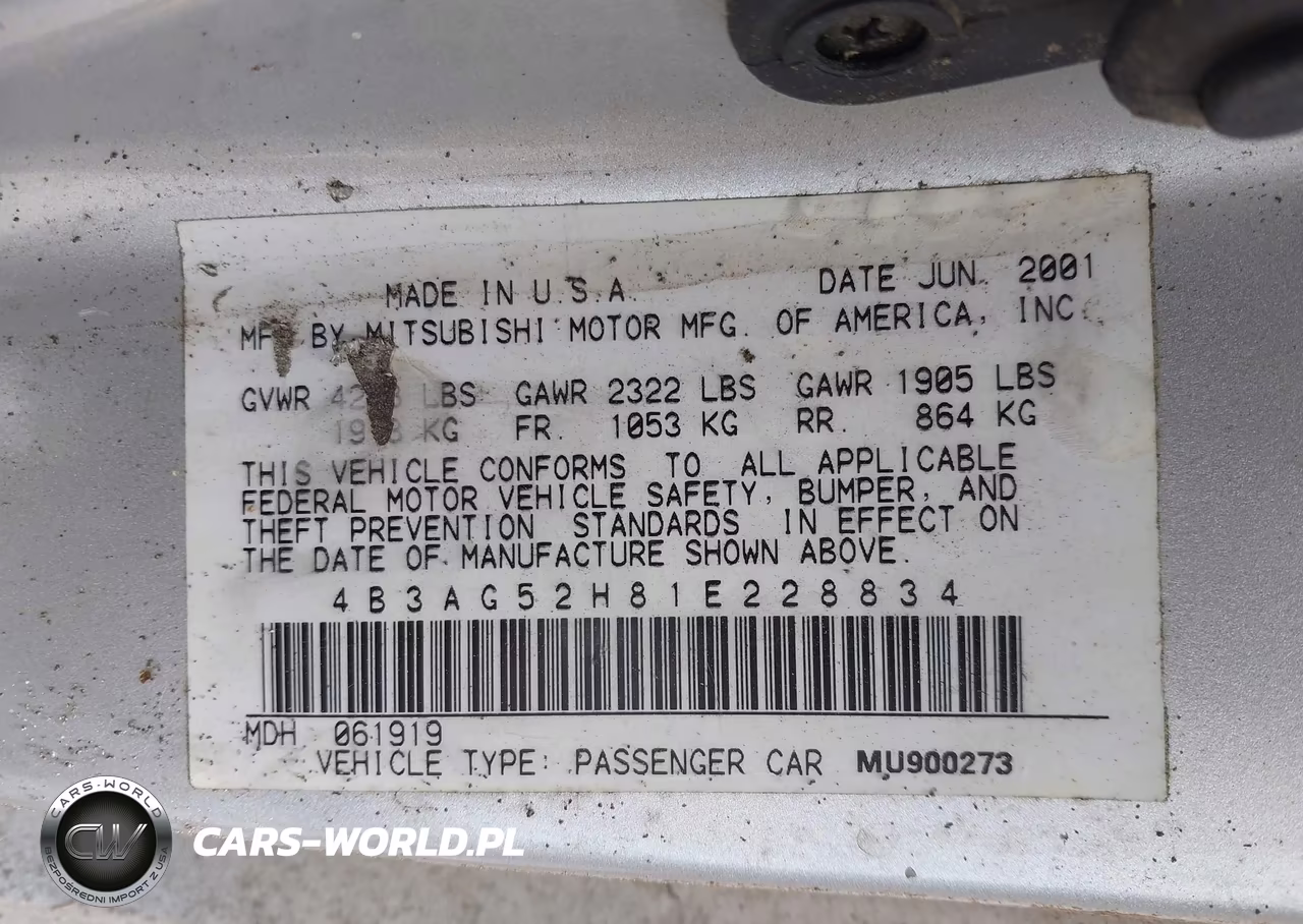 2001 Dodge Stratus R-T VIN:4B3AG52H81E228834 - 9
