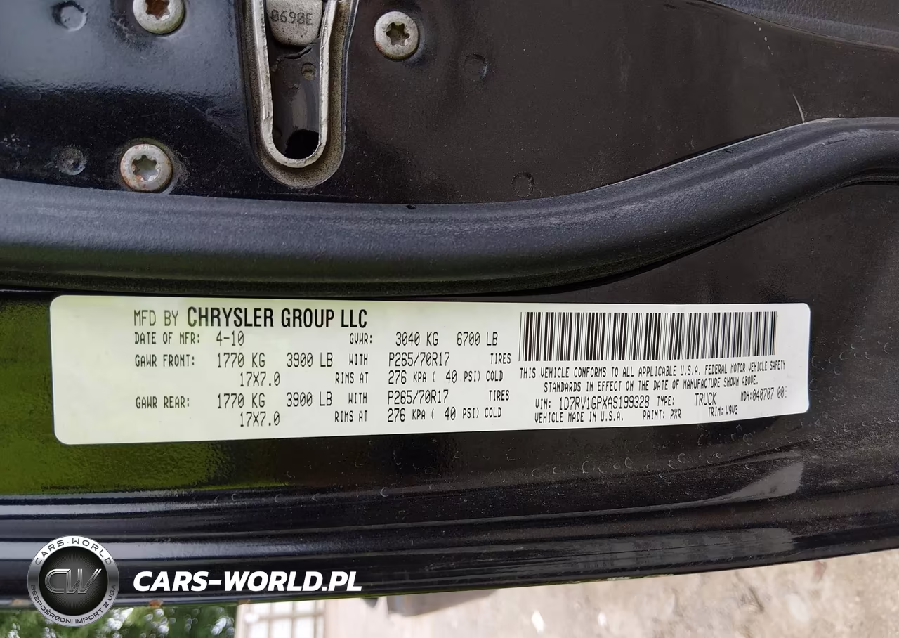 2010 Dodge Ram 1500 St VIN:1D7RV1GPXAS199328 - 9