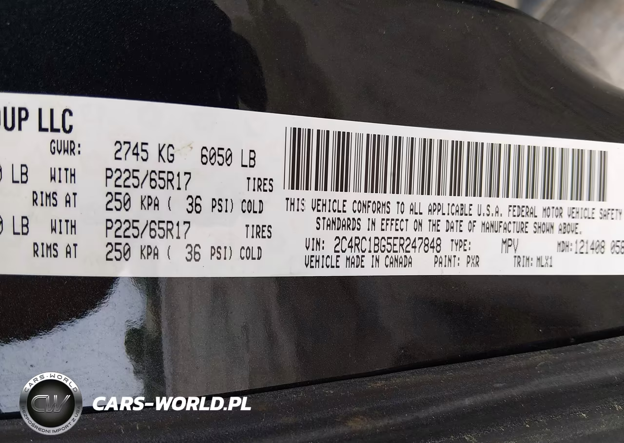 2014 Chrysler Town & Country Touring VIN:2C4RC1BG5ER247848 - 9