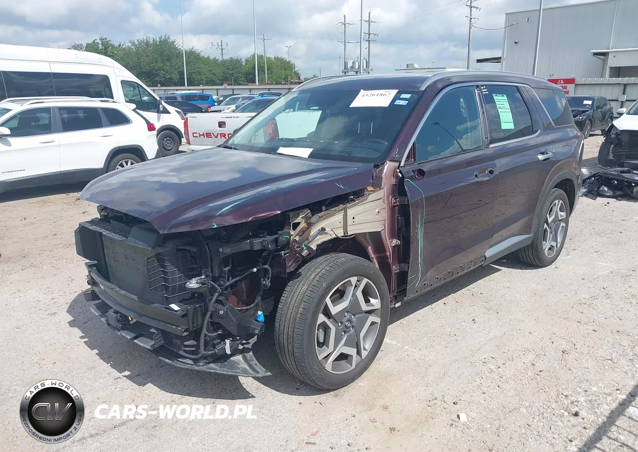 2024 Hyundai Palisade Sel VIN:KM8R44GE7RU696121 - 2
