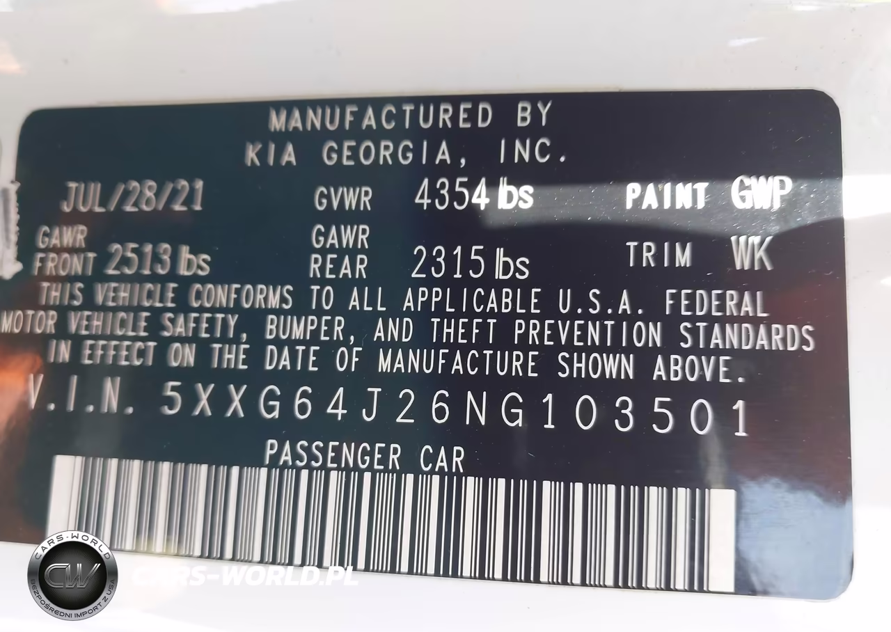 2022 Kia K5 Gt-Line VIN:5XXG64J26NG103501 - 9