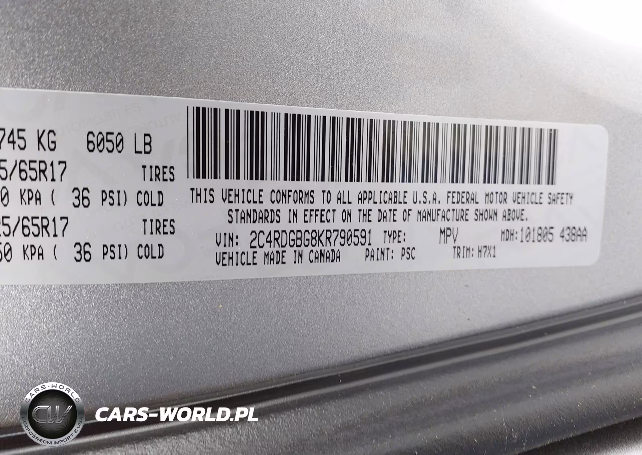 2019 Dodge Grand Caravan Se VIN:2C4RDGBG8KR790591 - 9
