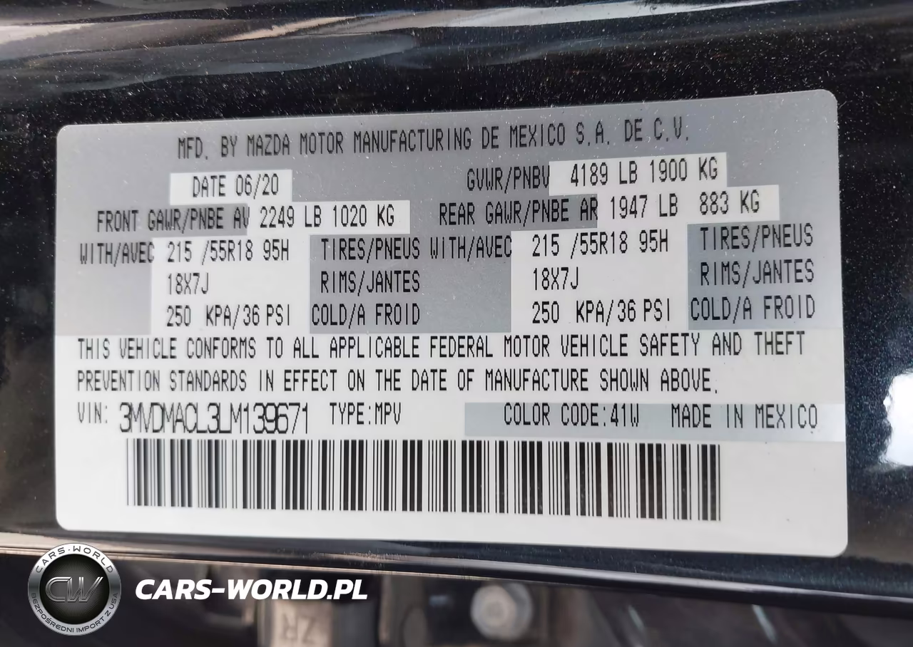 2020 Mazda Cx-30 Select Package VIN:3MVDMACL3LM139671 - 9