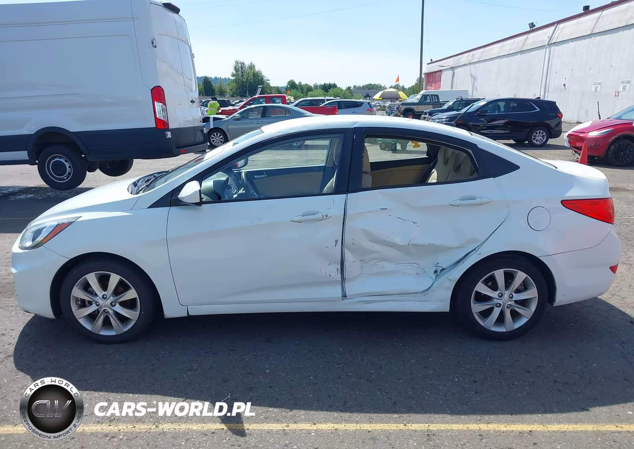 2012 Hyundai Accent Gls VIN:KMHCU4AE6CU064491 - 14