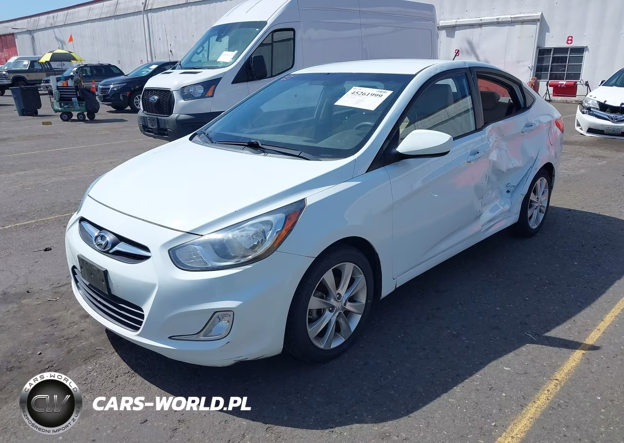 2012 Hyundai Accent Gls VIN:KMHCU4AE6CU064491 - 2