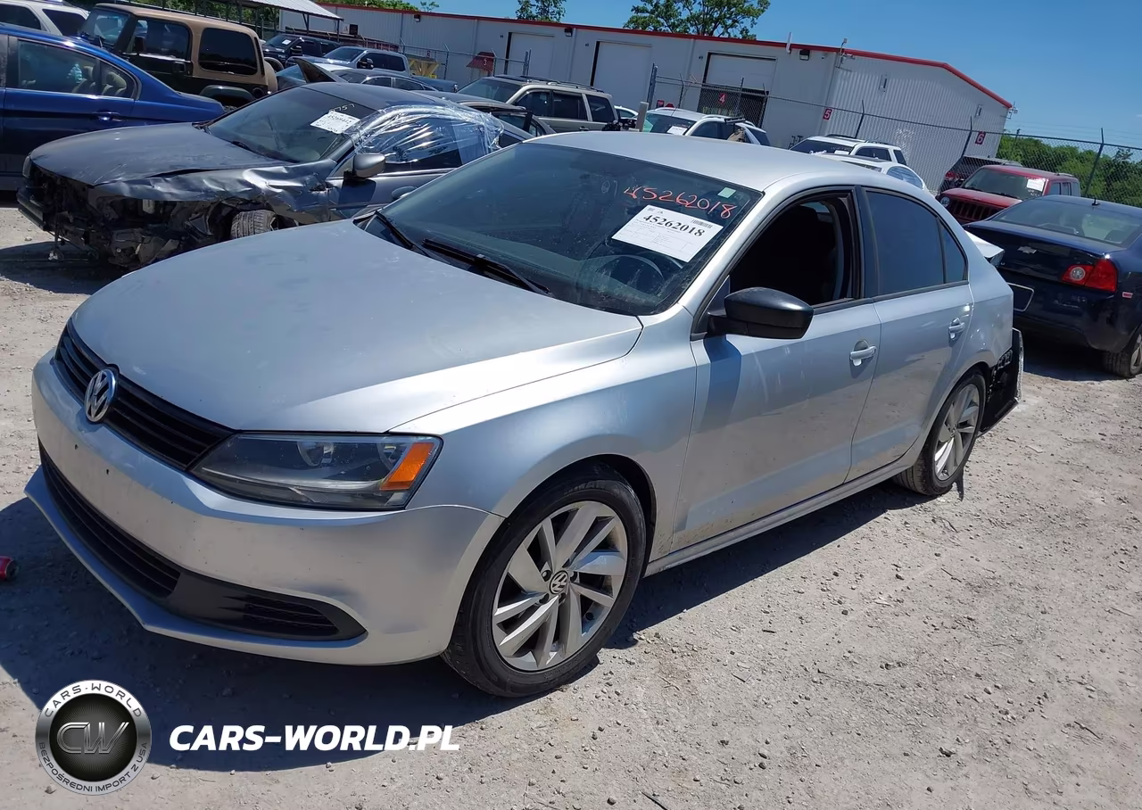 2014 Volkswagen Jetta 2.0L S VIN:3VW2K7AJ0EM288977 - 2