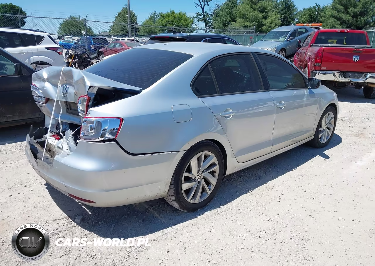 2014 Volkswagen Jetta 2.0L S VIN:3VW2K7AJ0EM288977 - 4